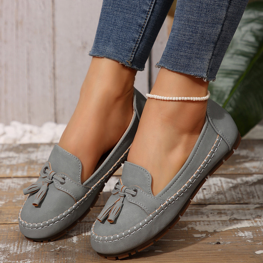 Soft Round-Toe Loafers