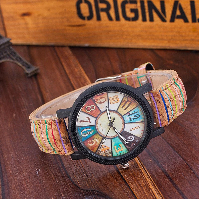 Vintage Leather Strap Watch