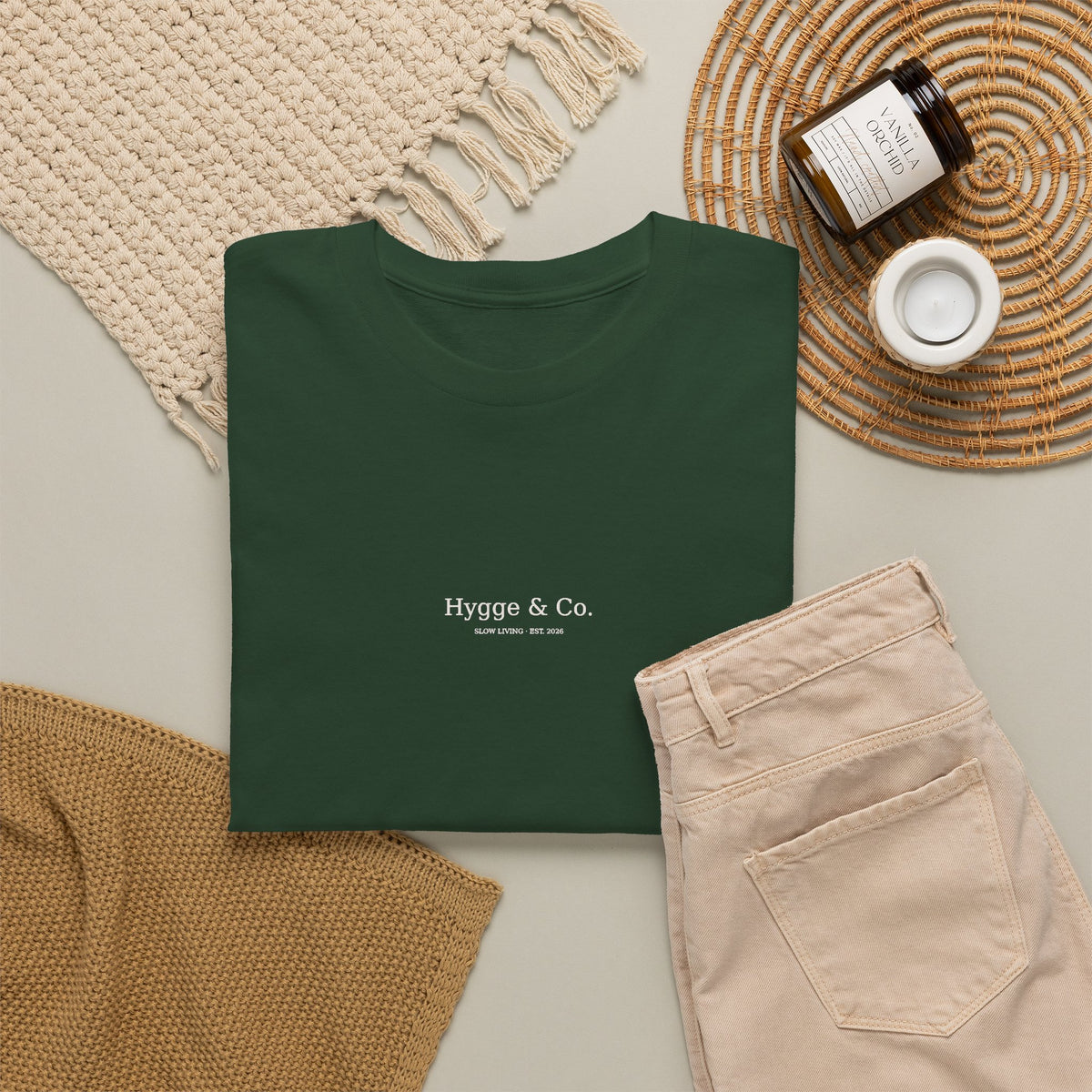 Hygge & Co. Unisex Heavy Cotton Tee