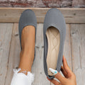 Knit Slip-On Ballet Flats