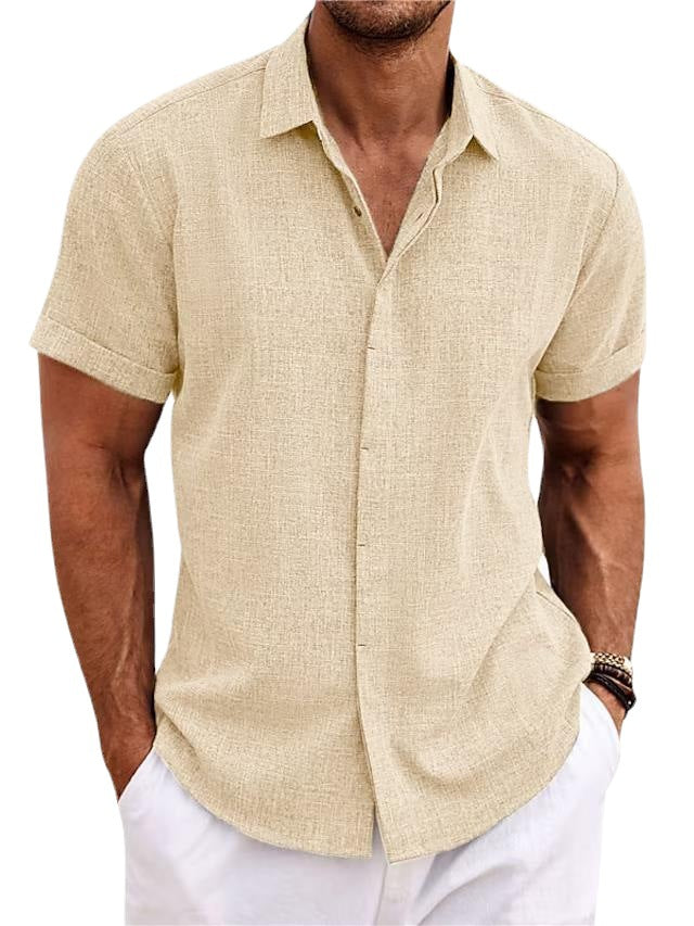 Relaxed Linen Crew Tee