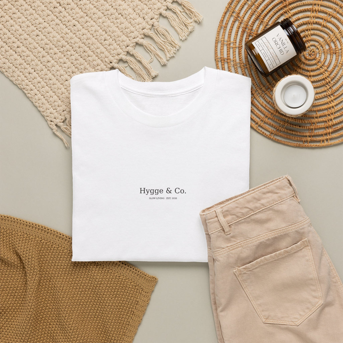 Hygge & Co. Unisex Heavy Cotton Tee