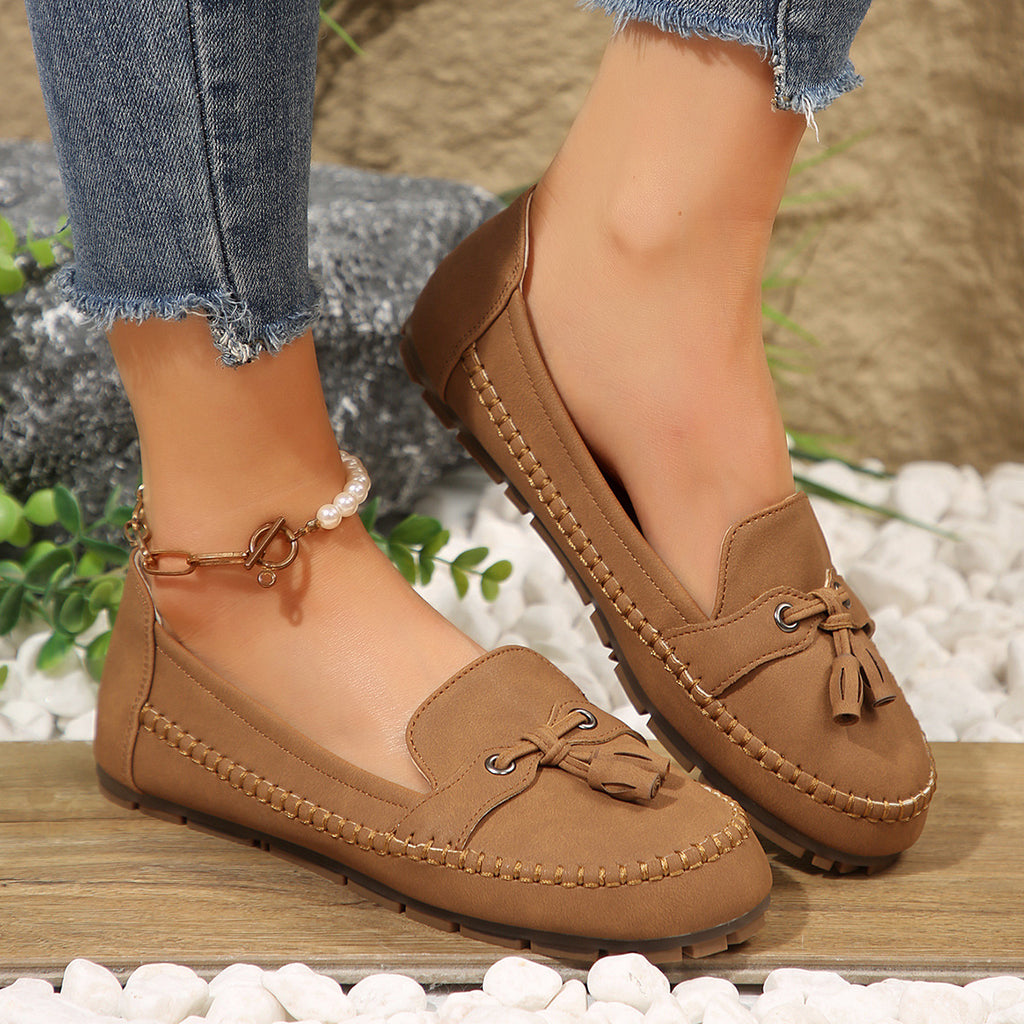 Soft Round-Toe Loafers