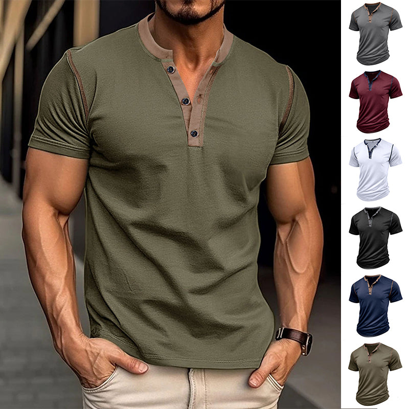 Classic V-Placket Polo