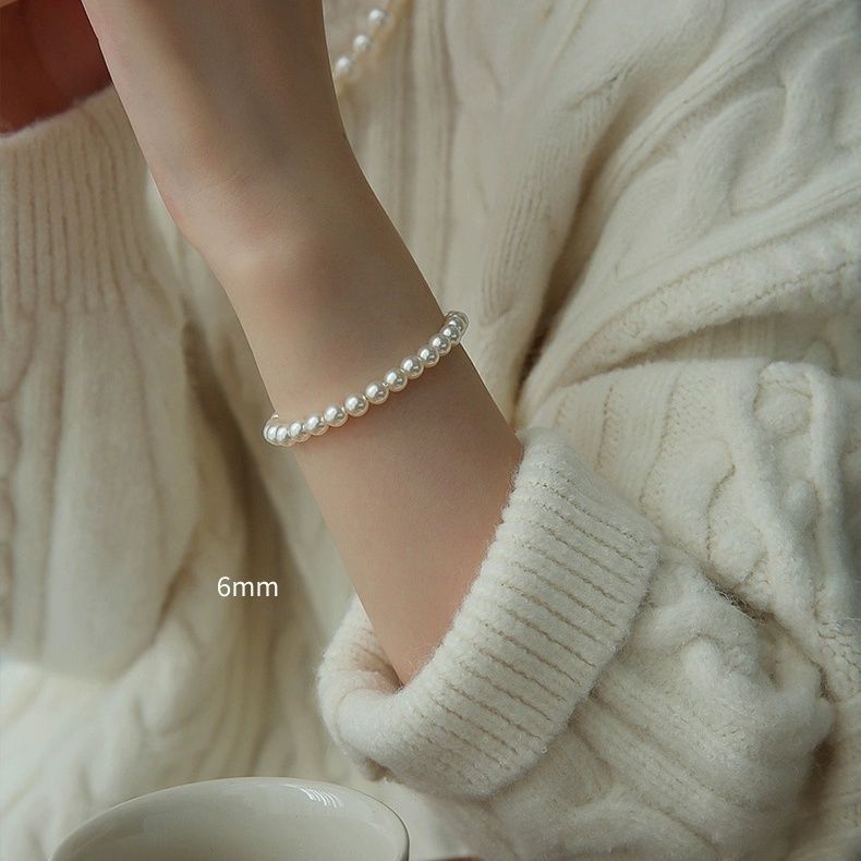 Classic Pearl Bead Bracelet