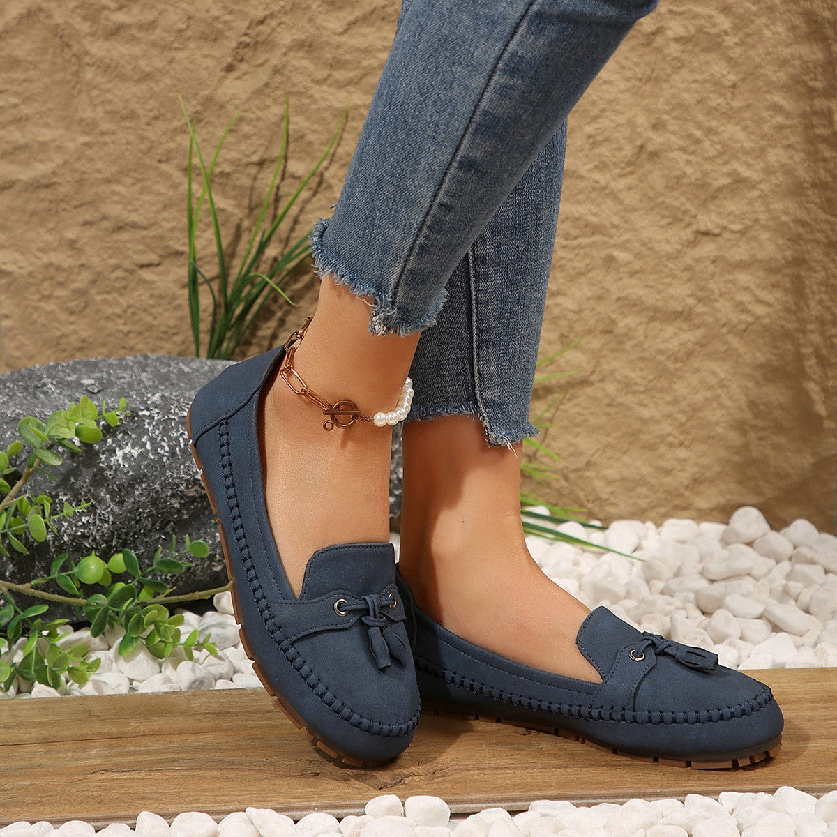 Soft Round-Toe Loafers
