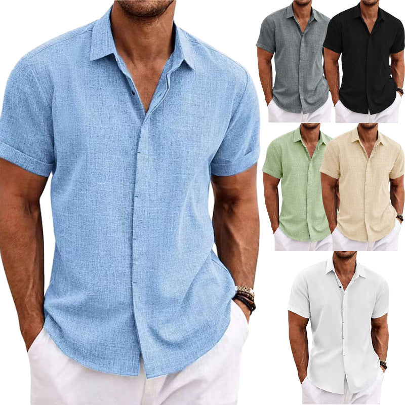 Relaxed Linen Crew Tee