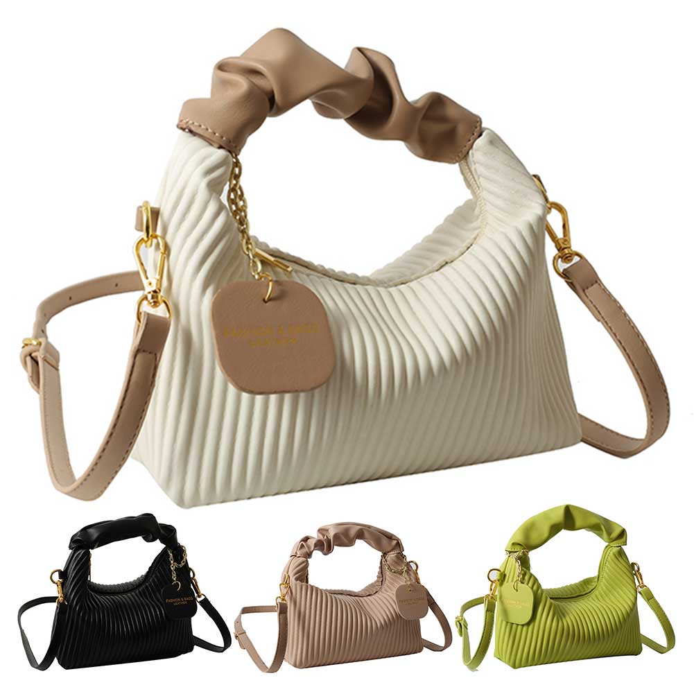 Pleated Cloud Crossbody Bag