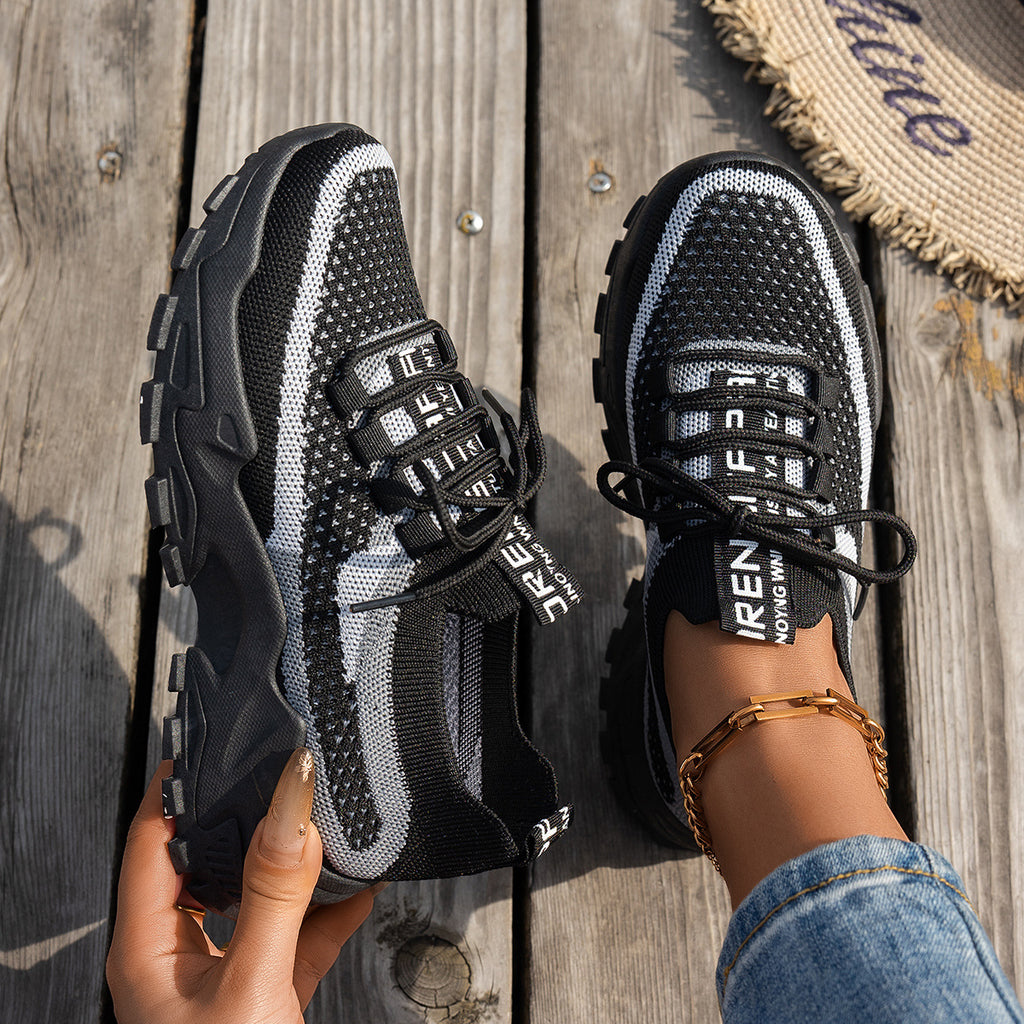 Breathable Knit Walking Sneakers